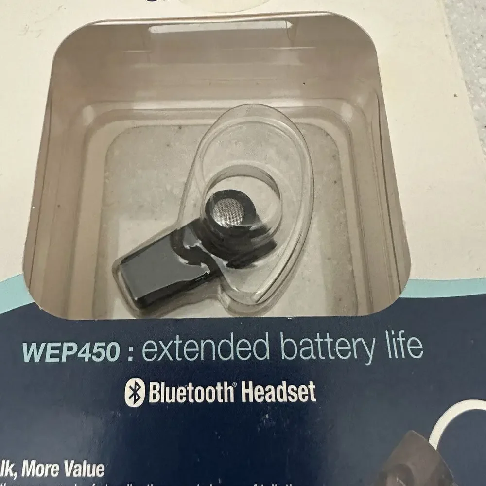 Samsung Bluetooth Headset WEP450 Extended Battery Life Ear Piece